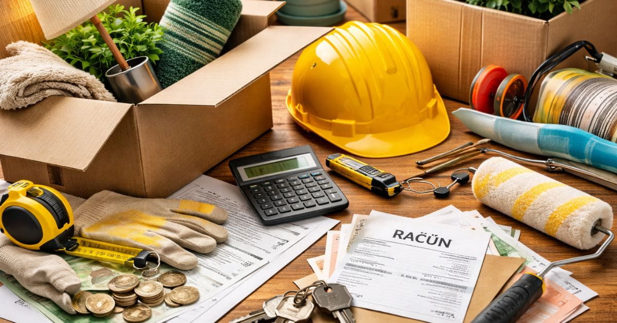 Dodatni troškovi nakon kupovine stana – selidba, računi, sitni radovi i opremanje